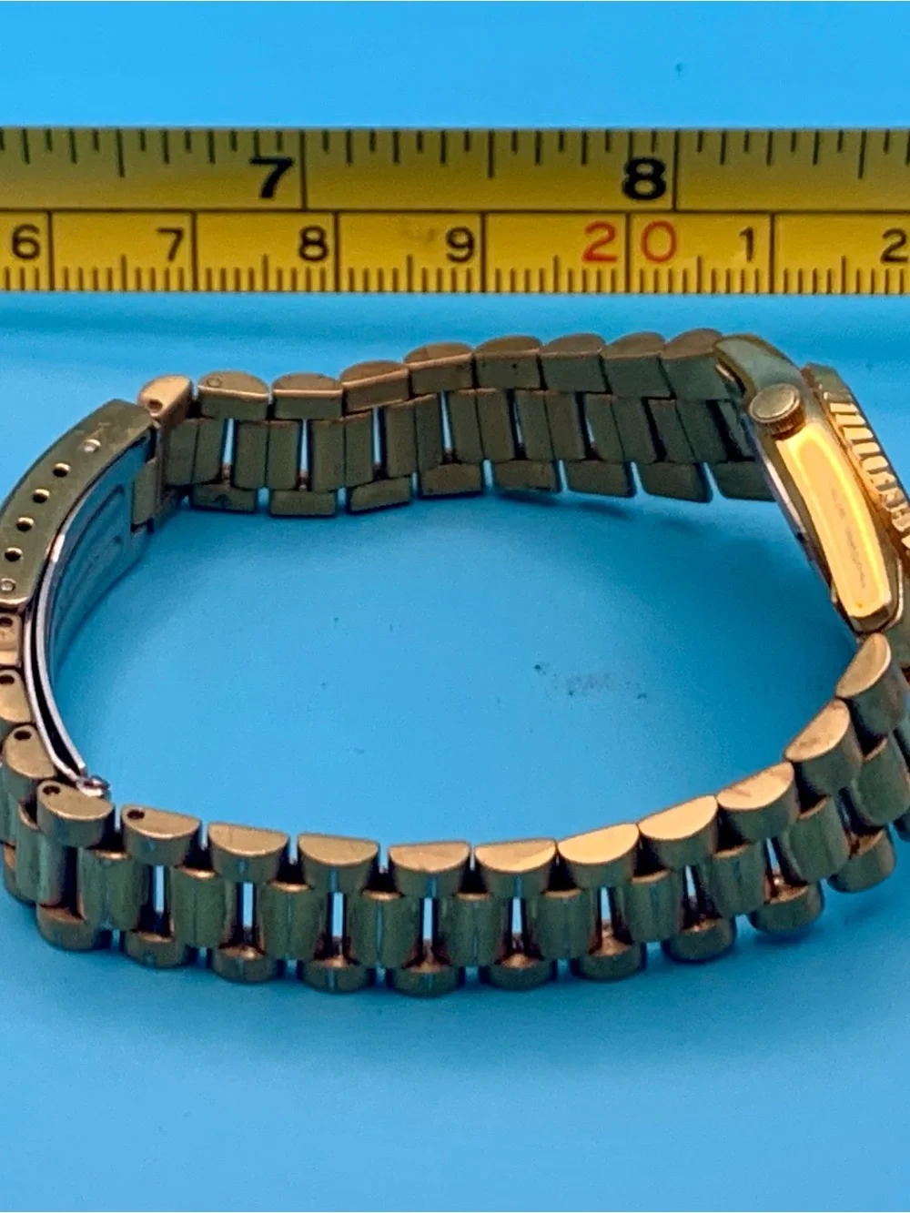 SEIKO 3Y03-0160 Women’s Vintage Watch Fluted Bezel Day/Date Working New Battery
